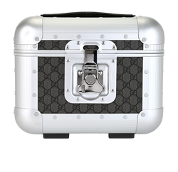 Gucci x FPM Porter Beauty Case, Fabric/Metal, Grey, 654072, DB/P, 2*